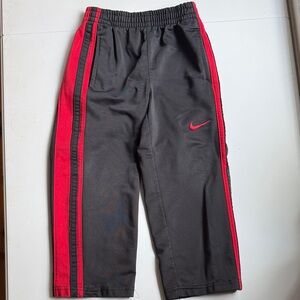 Nike Kids Charcoal and Red Joggers